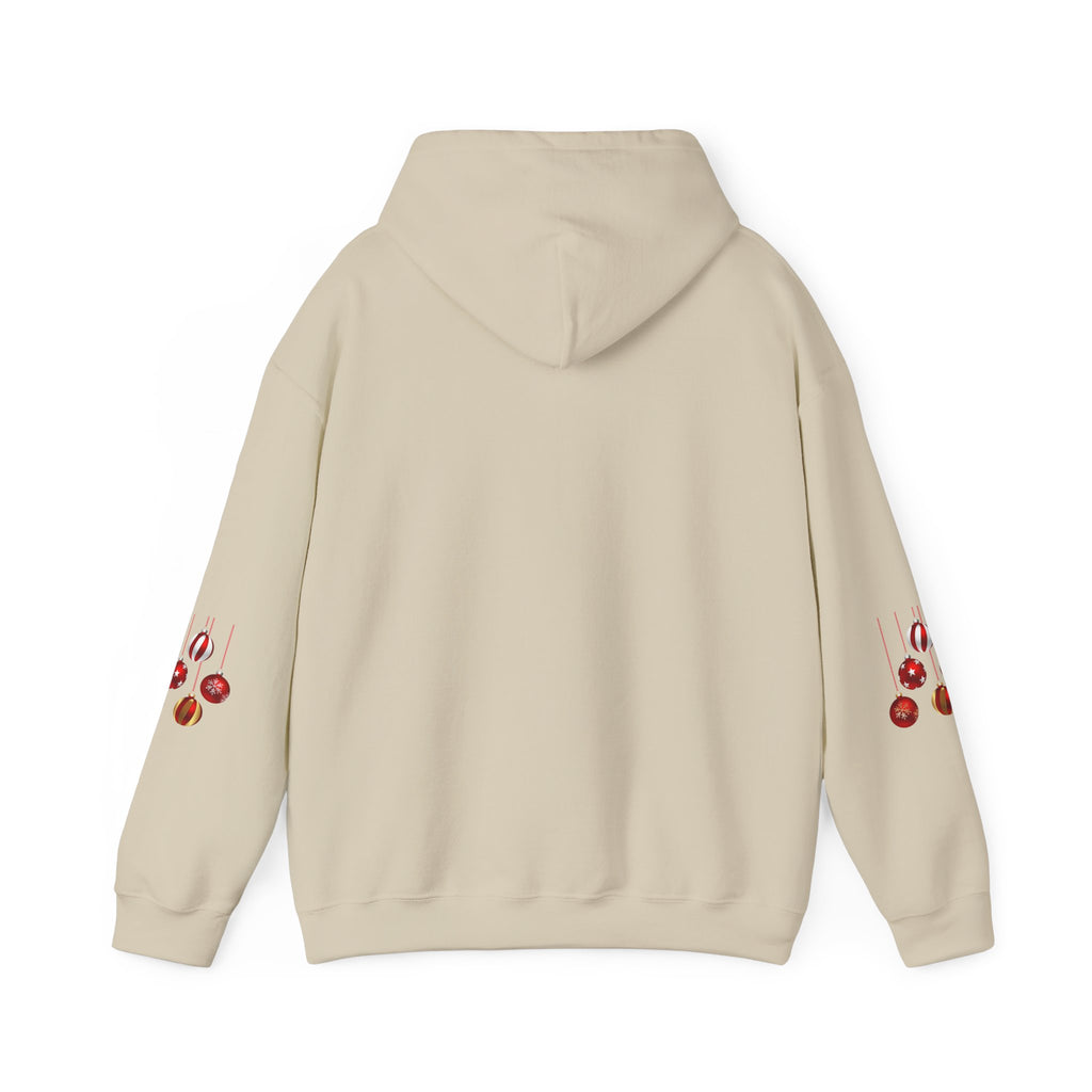 Christmas Hoodie - 'Merry Christmas' Festive Holiday Santa Hat & Holly Pullover