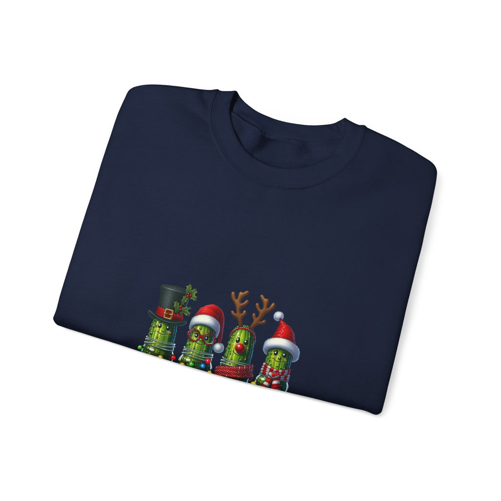 Christmas Pickle Crewneck Sweatshirt — Festive Pickle Family Holiday Sweatshirt
