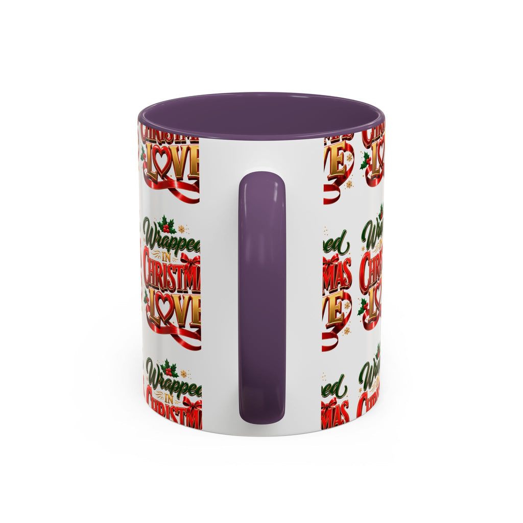 Wrapped Christmas Love Accent Coffee Mug – Festive Holiday Tea & Cocoa Cup
