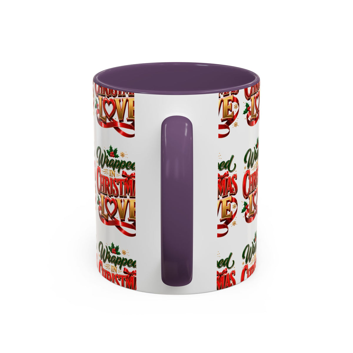 Wrapped Christmas Love Accent Coffee Mug – Festive Holiday Tea & Cocoa Cup