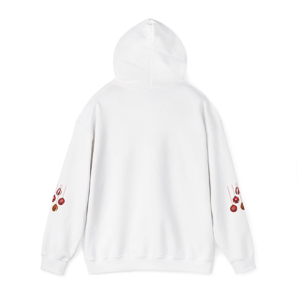 Christmas Hoodie - 'Merry Christmas' Festive Holiday Santa Hat & Holly Pullover
