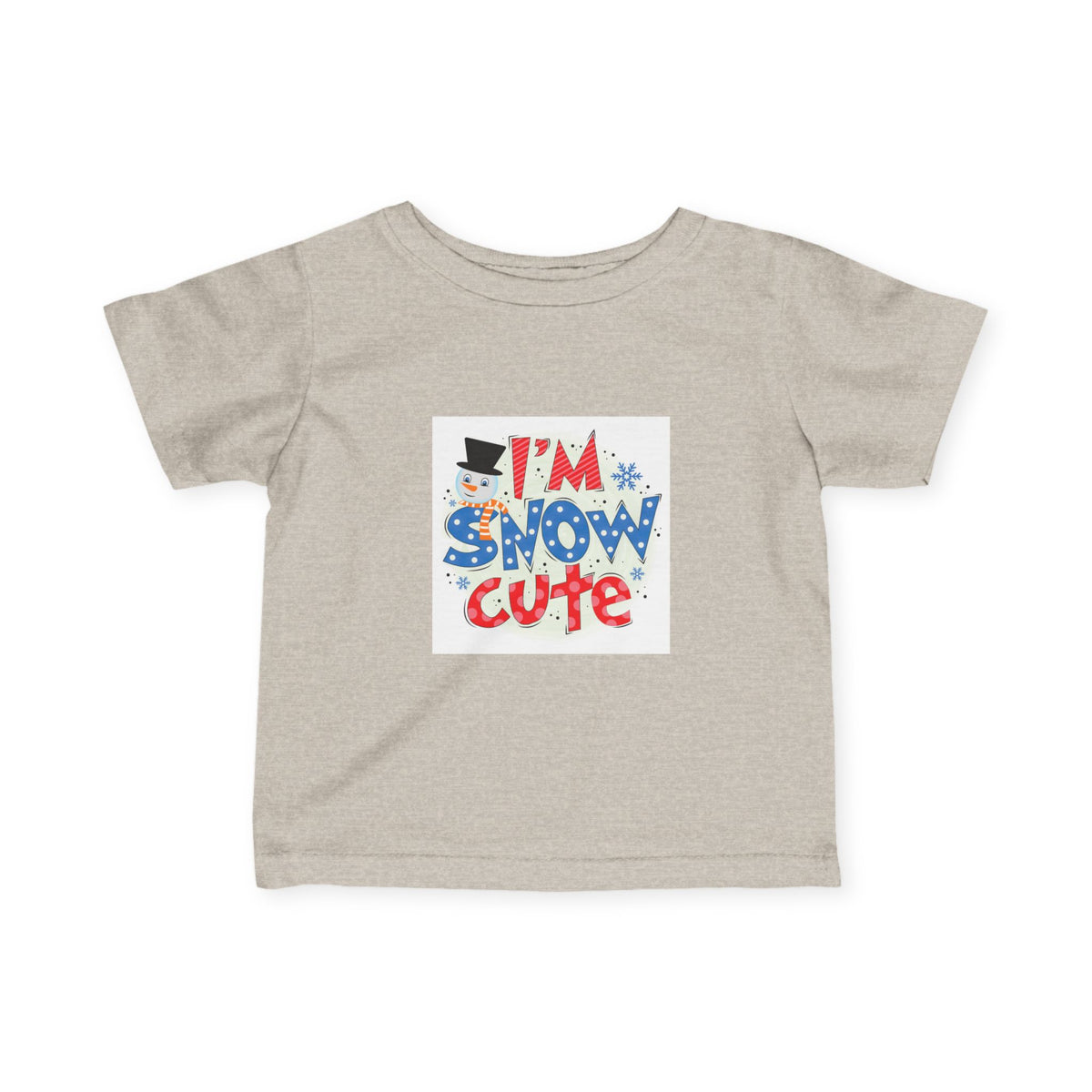 Infant Tee - "I'm Snow Cute" Holiday Baby Shirt