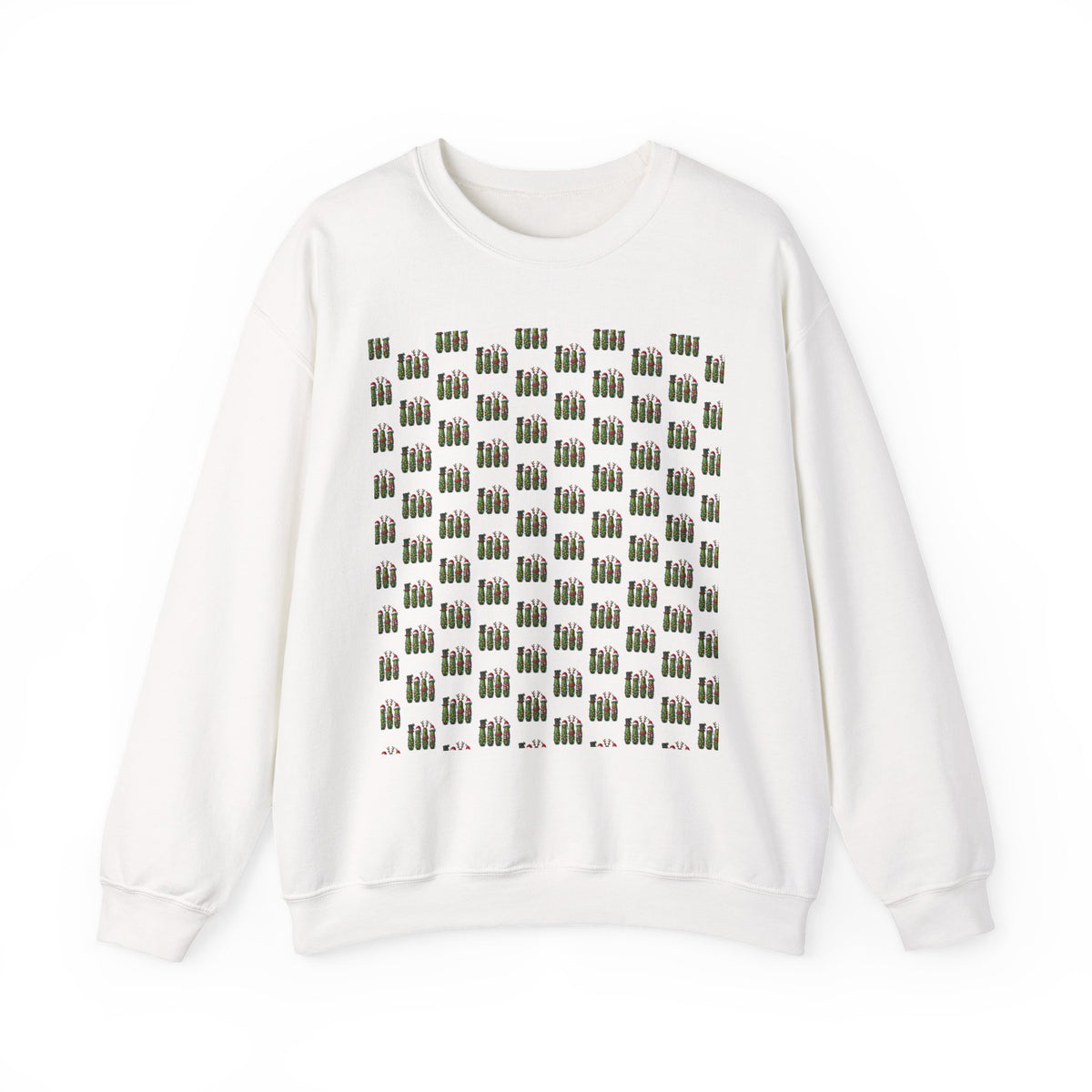 Garage Tools Pattern Crewneck Sweatshirt