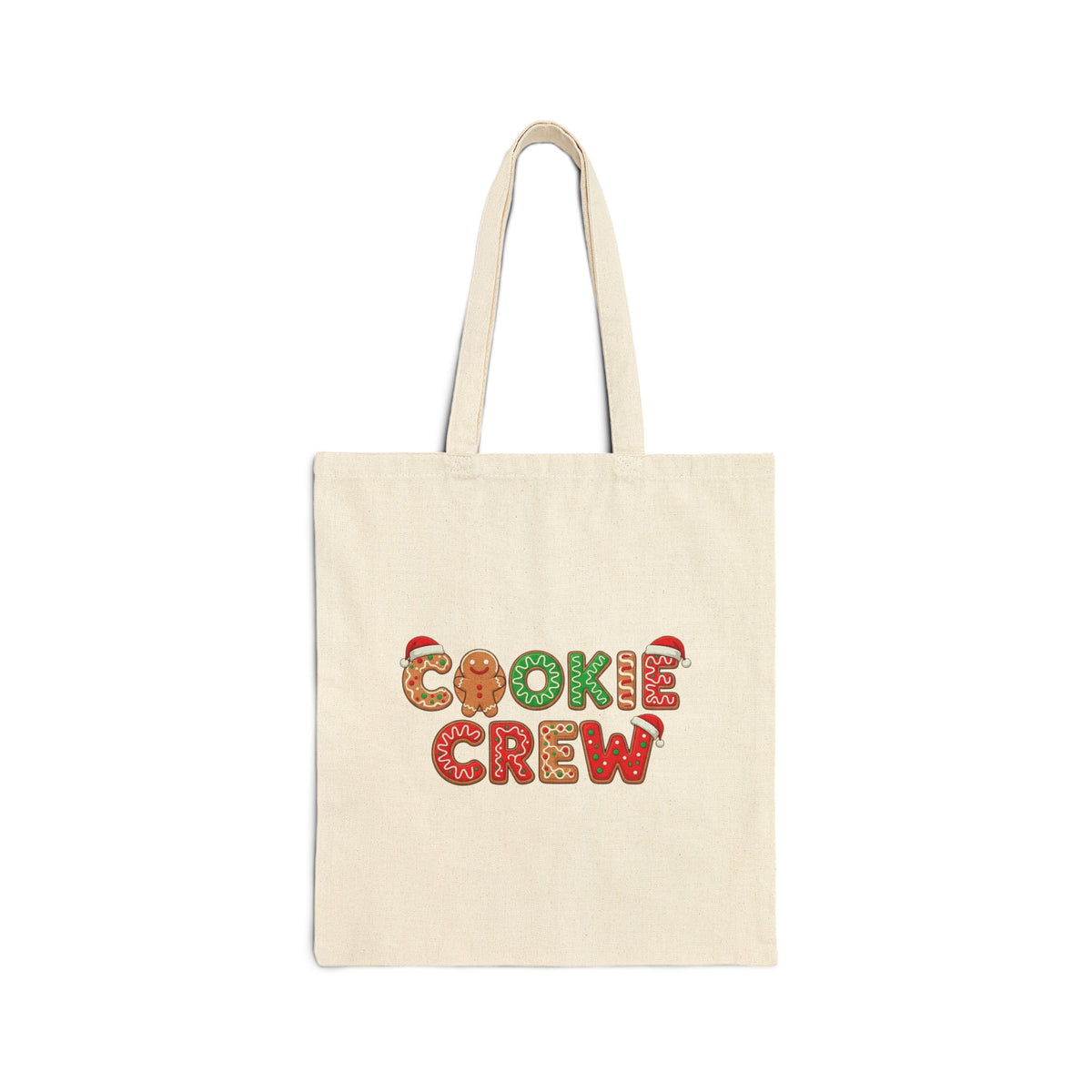 Cookie Crew Tote Bag — Holiday Christmas Baking Gift Canvas Tote