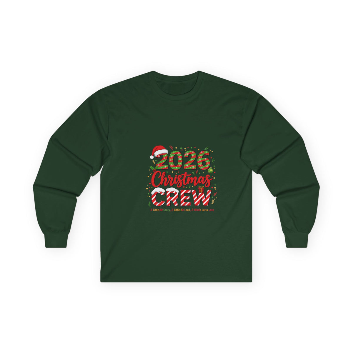 2026 Christmas Crew Long Sleeve Tee