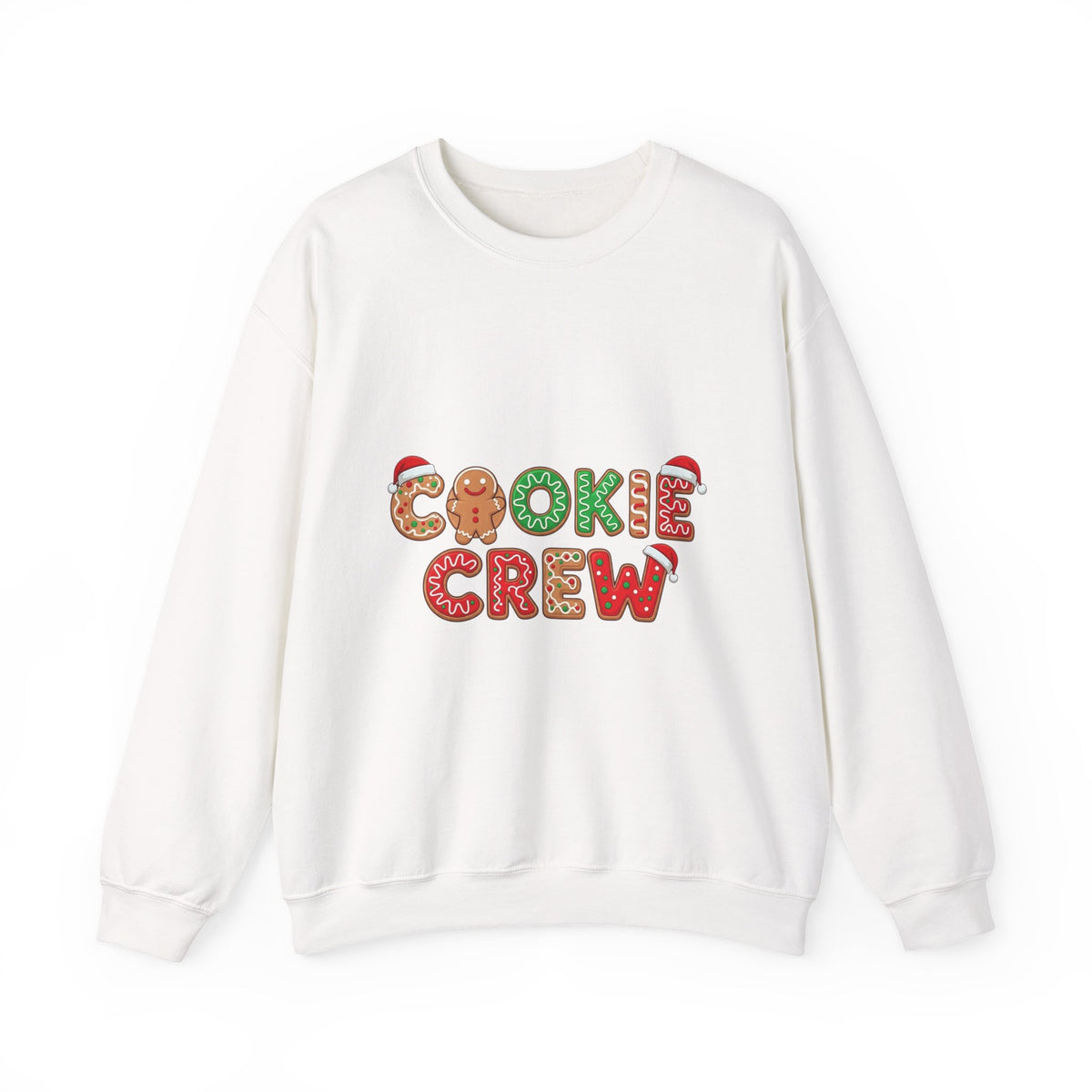Cookie Crew Crewneck Sweatshirt — Cute Christmas Holiday Baking Graphic
