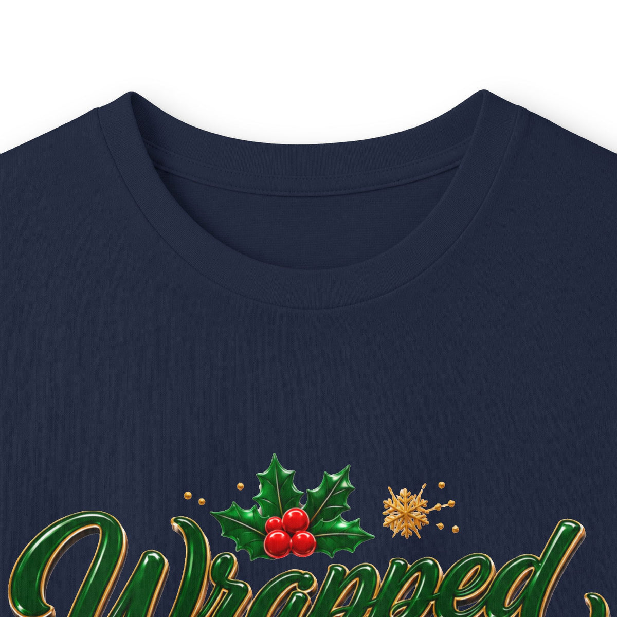 Long Sleeve Tee — "Wrapped in Christmas Love" Holiday Graphic Shirt