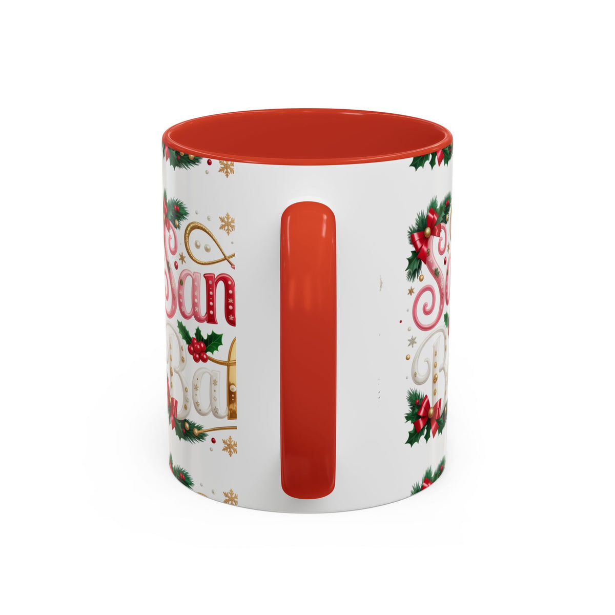 Santa Baby Christmas Accent Mug – Festive Holiday Coffee Cup (11/15oz)
