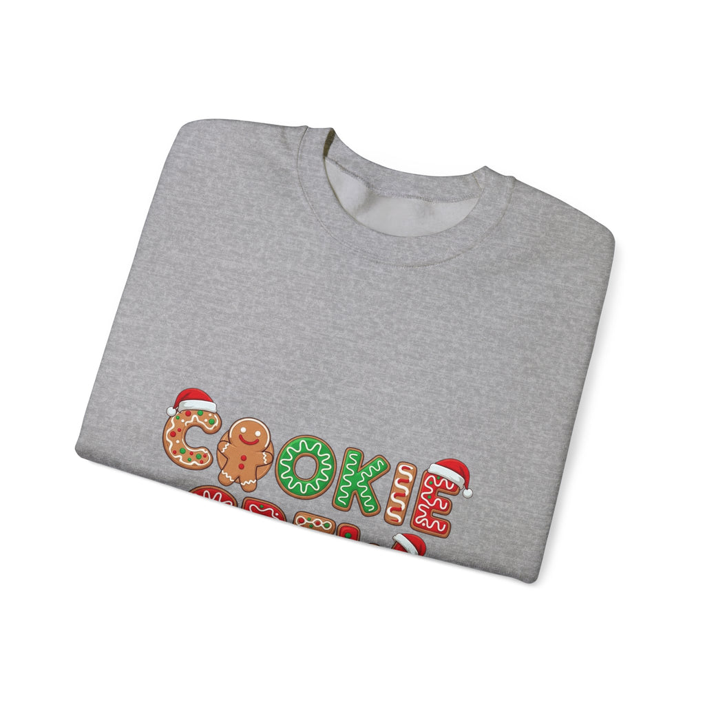 Cookie Crew Crewneck Sweatshirt — Cute Christmas Holiday Baking Graphic