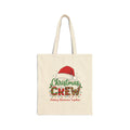 Christmas Crew Tote Bag - 'Making Memories Together' Holiday Cotton Canvas Tote
