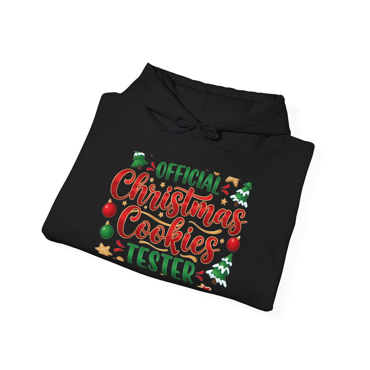 Official Christmas Cookies Tester Hoodie — Festive Holiday Baking Sweatshirt