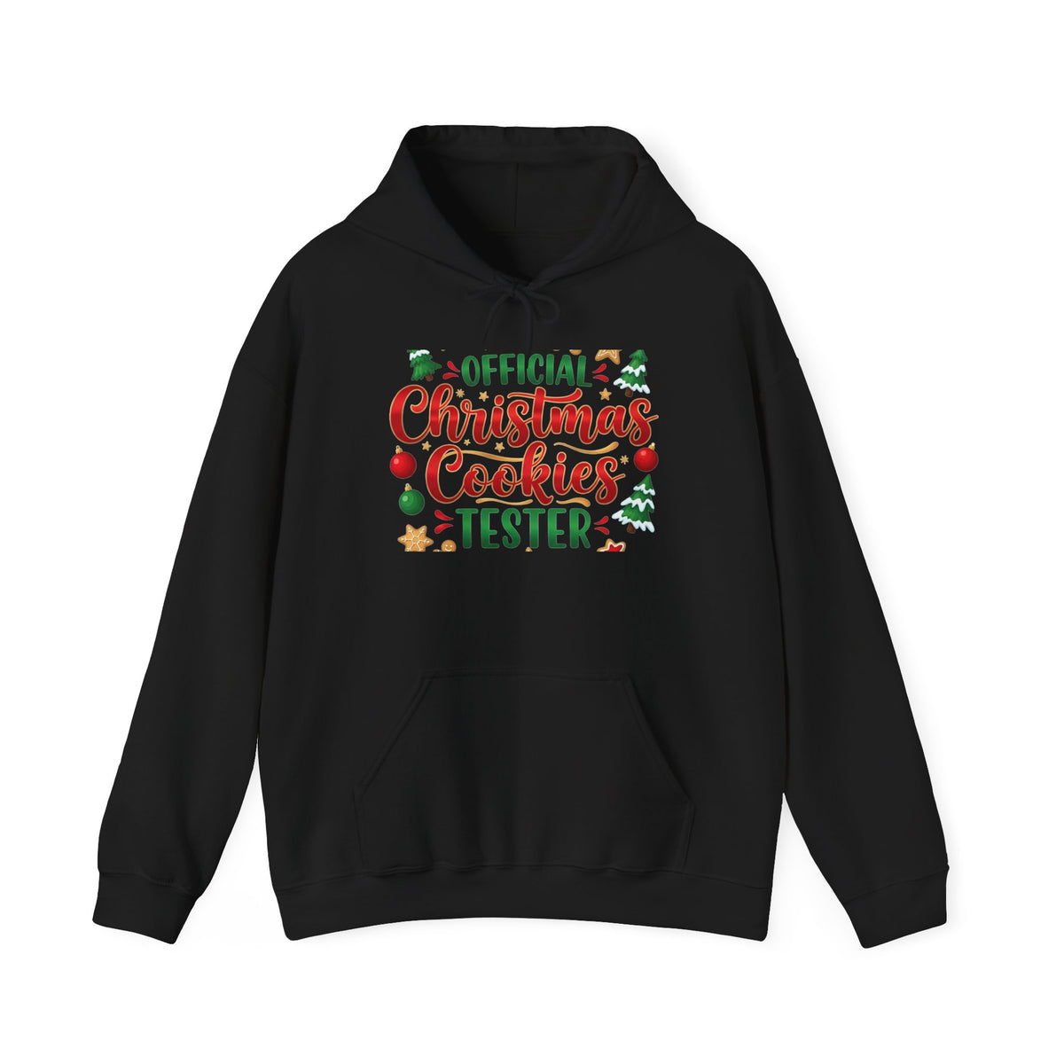 Official Christmas Cookies Tester Hoodie — Festive Holiday Baking Sweatshirt