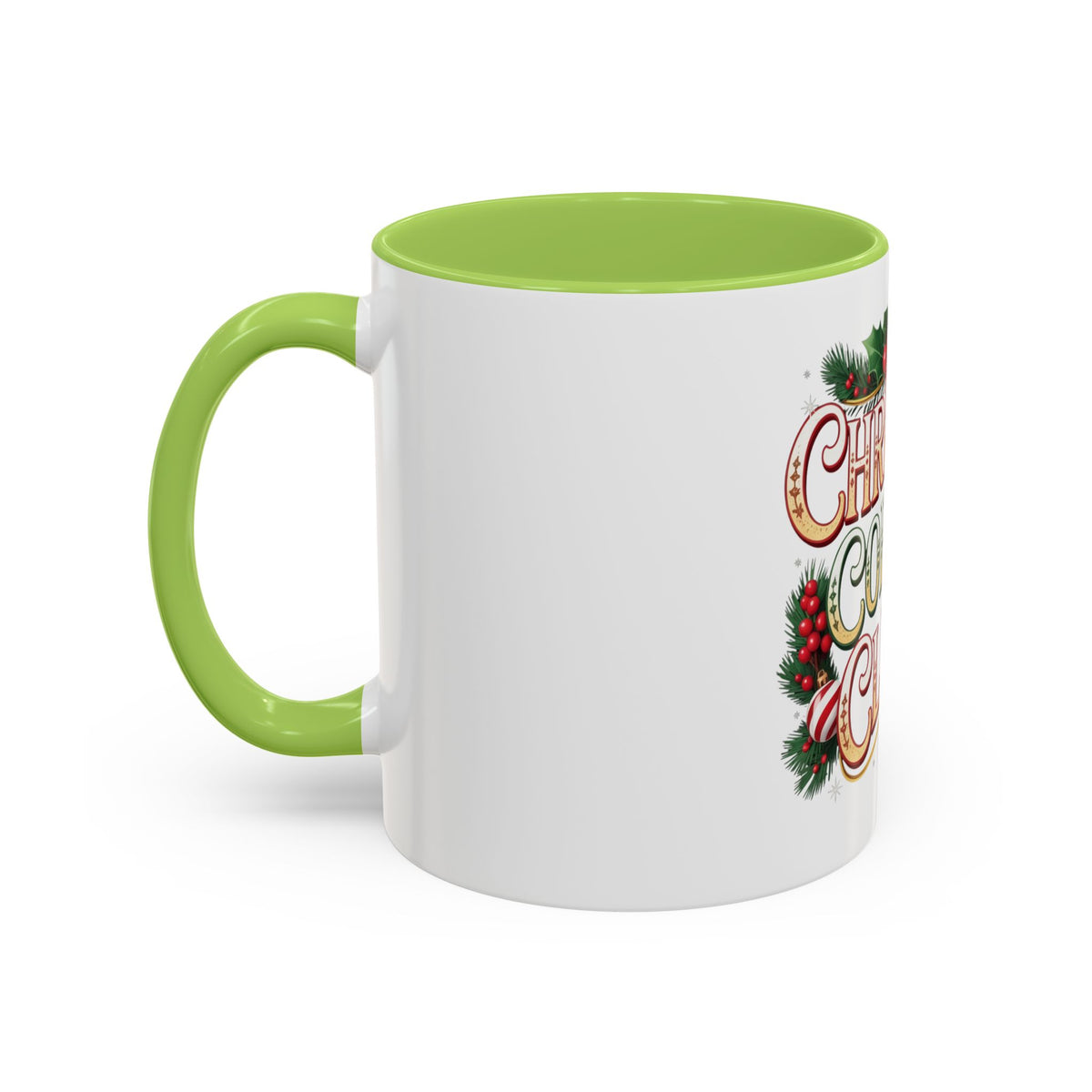 Christmas Coffee Club Mug — Holiday Coffee Lover Accent Mug (11/15 oz)
