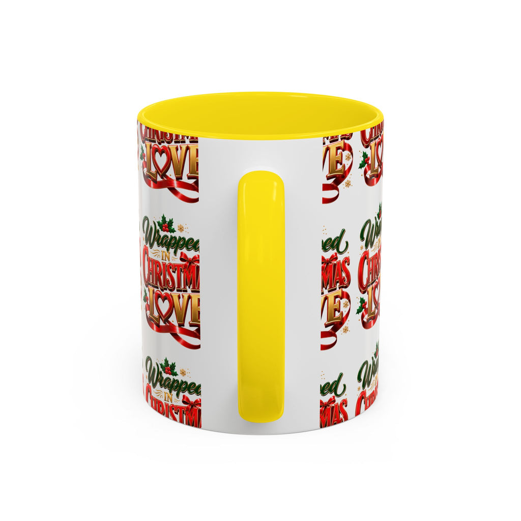 Wrapped Christmas Love Accent Coffee Mug – Festive Holiday Tea & Cocoa Cup