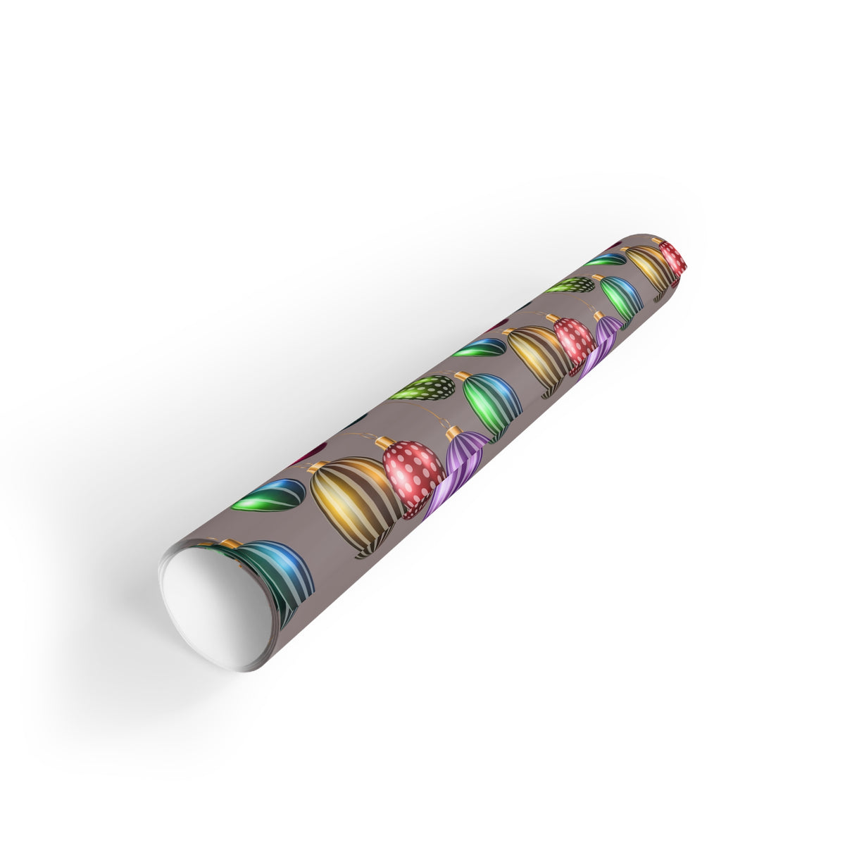 Christmas Ornaments Gift Wrap Roll — Festive Holiday Wrapping Paper