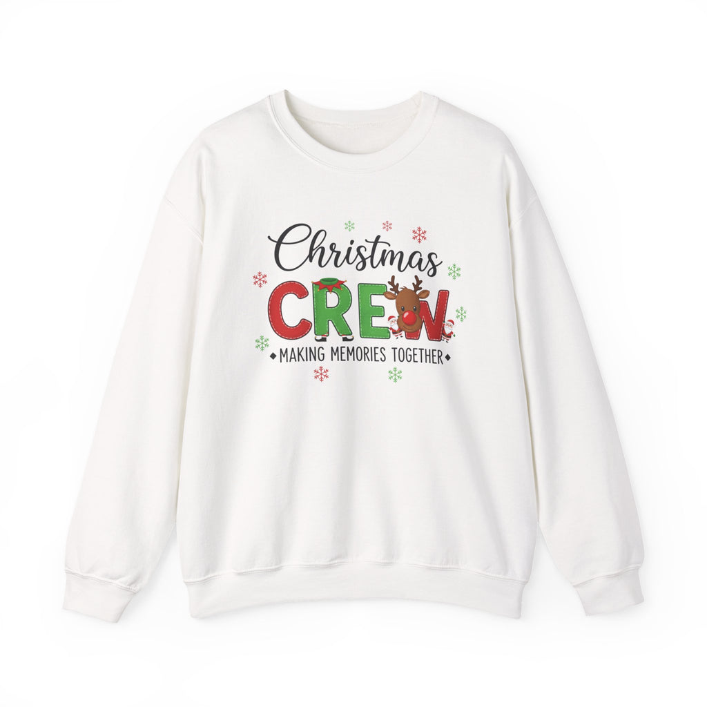Christmas Crew Sweatshirt – "Christmas Crew: Making Memories Together" Holiday Pullover
