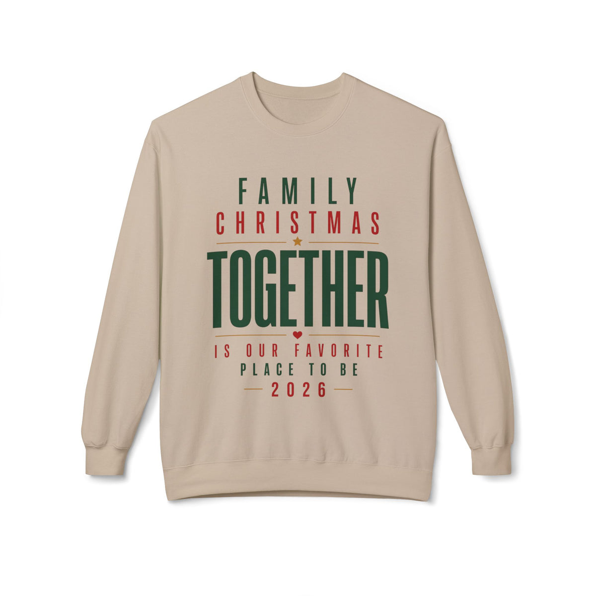 Family Christmas Together 2026 Crewneck Sweatshirt