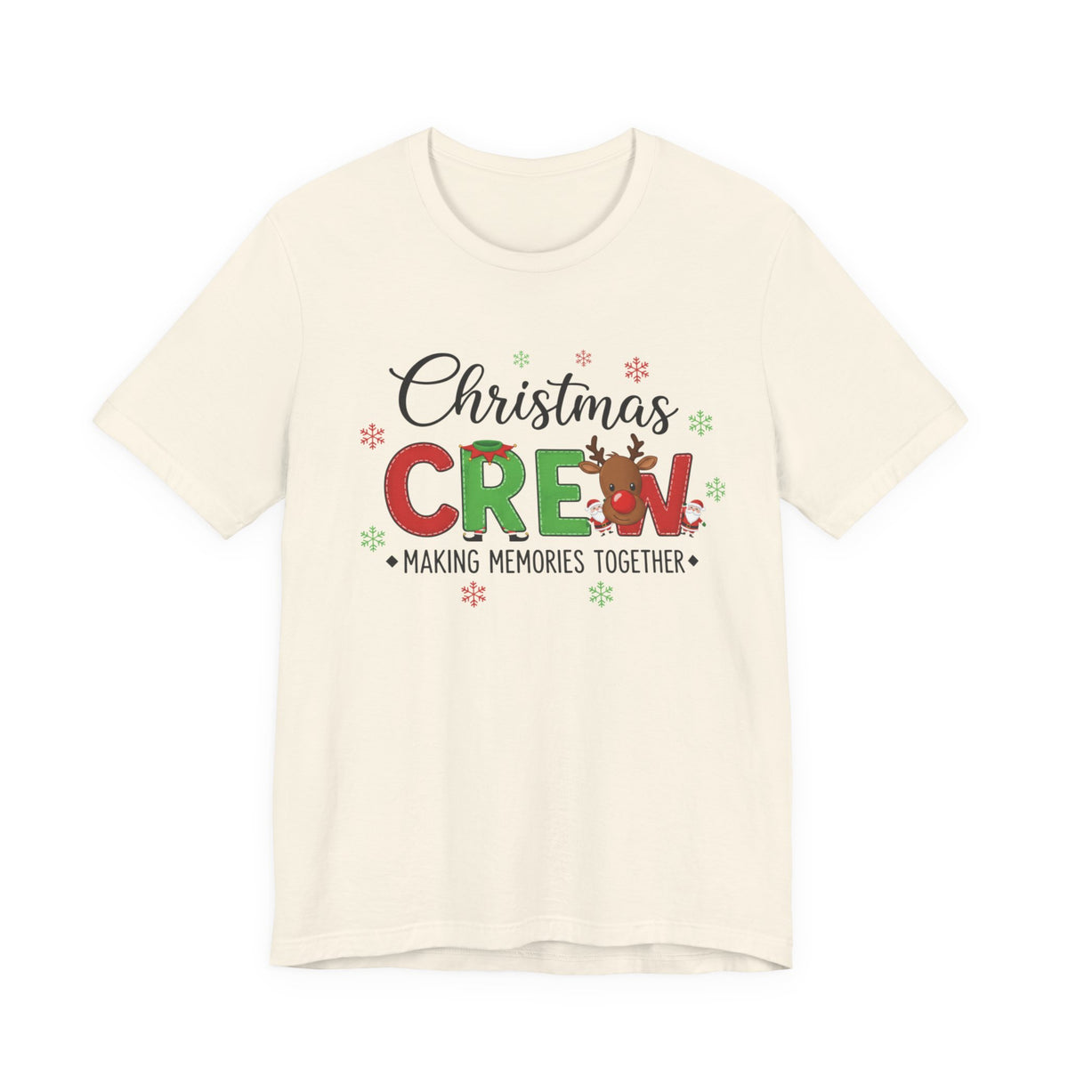 Christmas Crew Tee - "Making Memories Together" Holiday Family Shirt