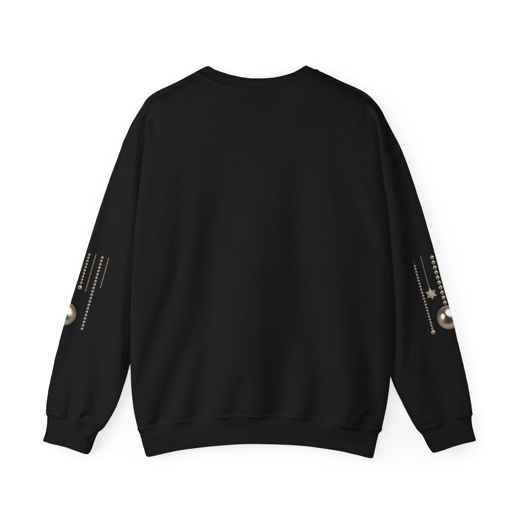 Merry Christmas Crewneck Sweatshirt — Festive Santa Hat & Holly Holiday Pullover