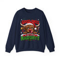 Christmas Naughty Cow Sweatshirt — "All the Good Ones Are a Little Naughty" Holiday Crewneck