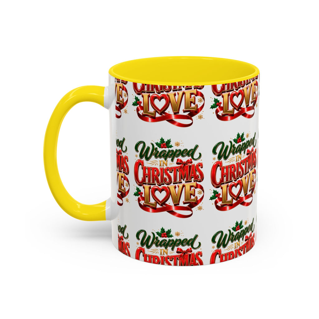 Wrapped Christmas Love Accent Coffee Mug – Festive Holiday Tea & Cocoa Cup