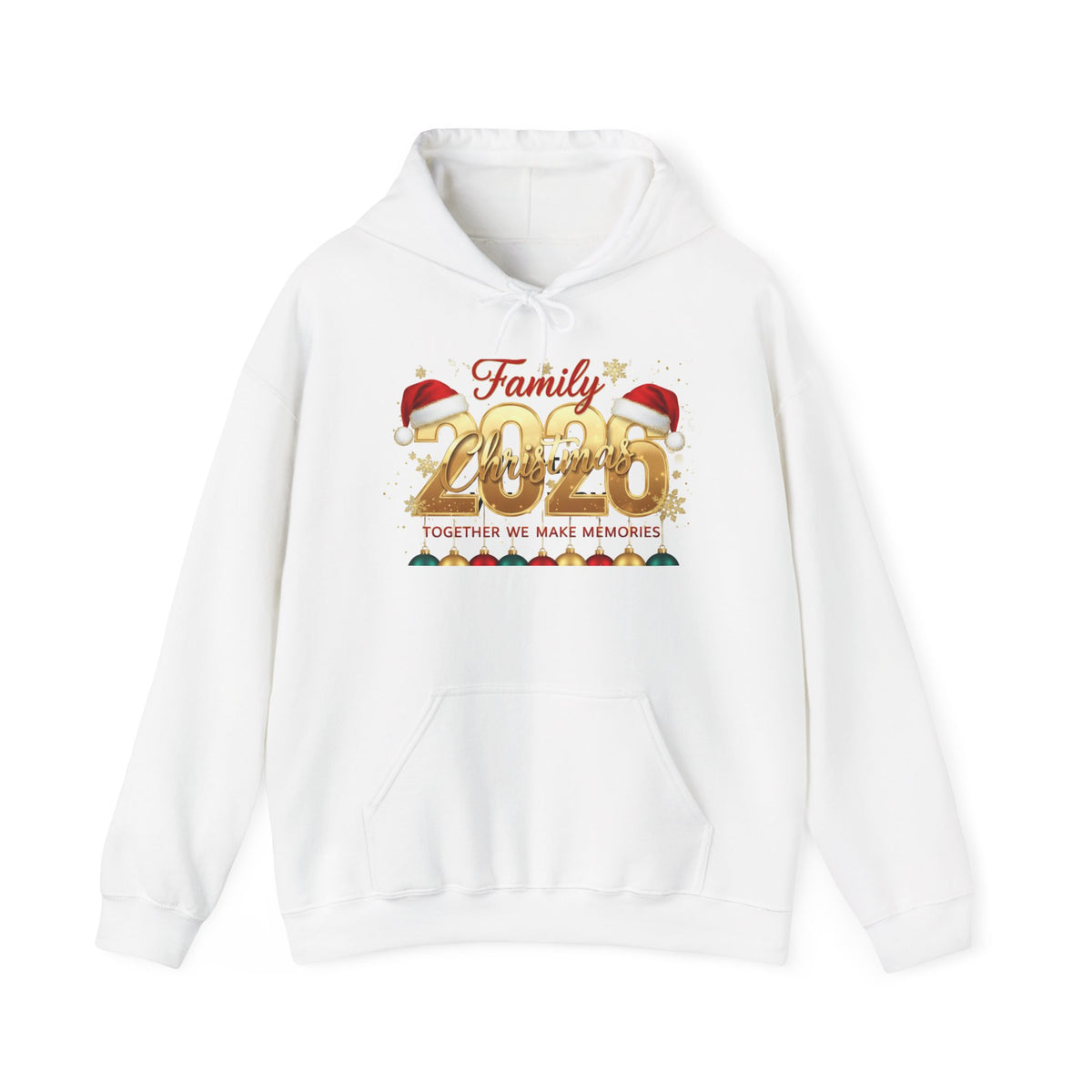 Family 2026 Christmas Hoodie — Together We Make Memories Holiday Sweatshirt