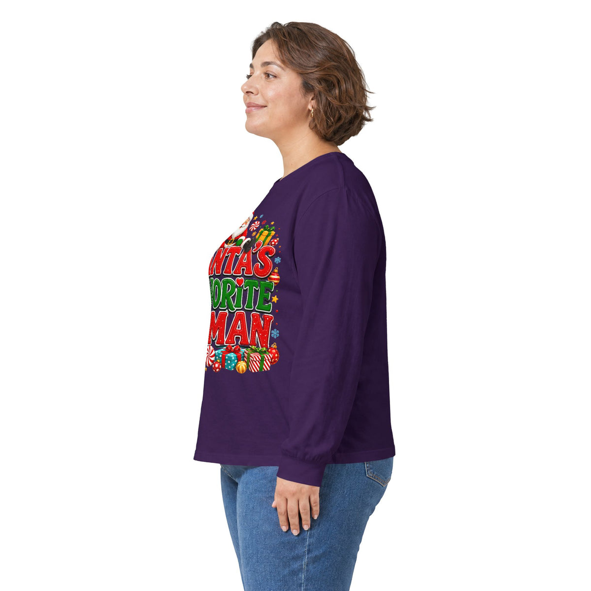 Santa's Favorite Human Long Sleeve Tee