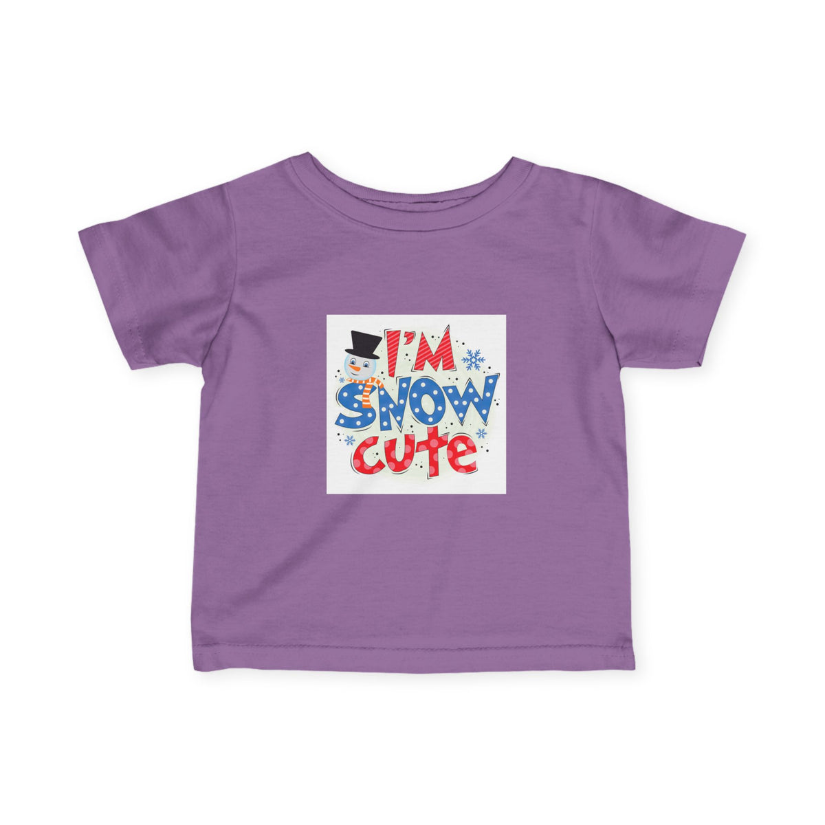 Infant Tee - "I'm Snow Cute" Holiday Baby Shirt
