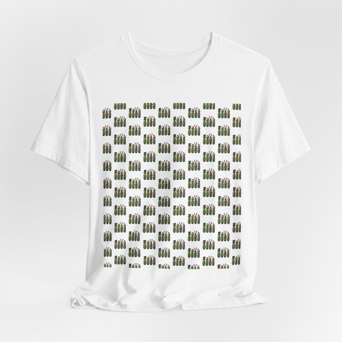 Binocular Pattern T‑Shirt — Retro Explorer Optics Graphic Tee