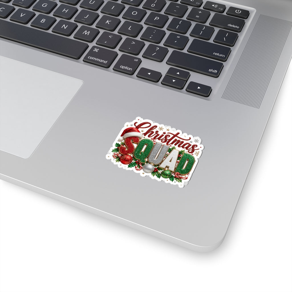 Christmas Squad Sticker — Festive Kiss-Cut Holiday Decal