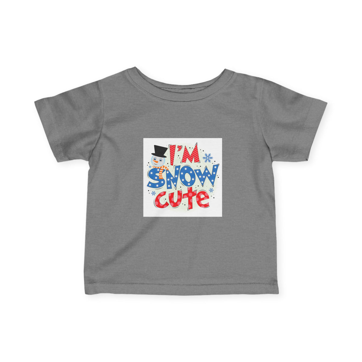 Infant Tee - "I'm Snow Cute" Holiday Baby Shirt