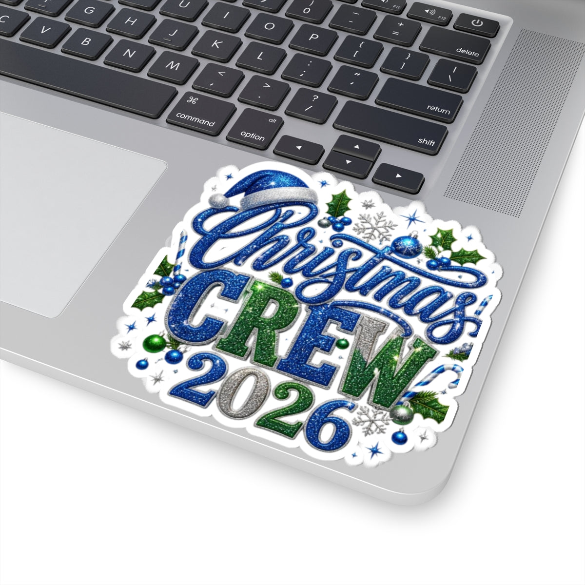 Christmas Crew 2026 Sticker — Festive Kiss-Cut Holiday Decal