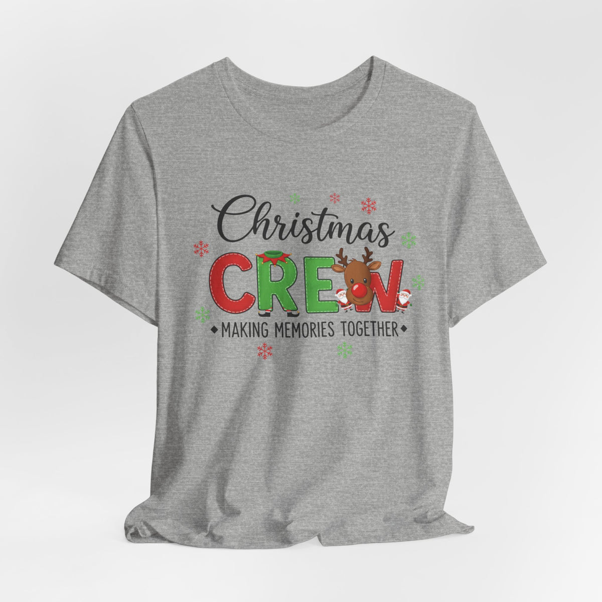 Christmas Crew Tee - "Making Memories Together" Holiday Family Shirt