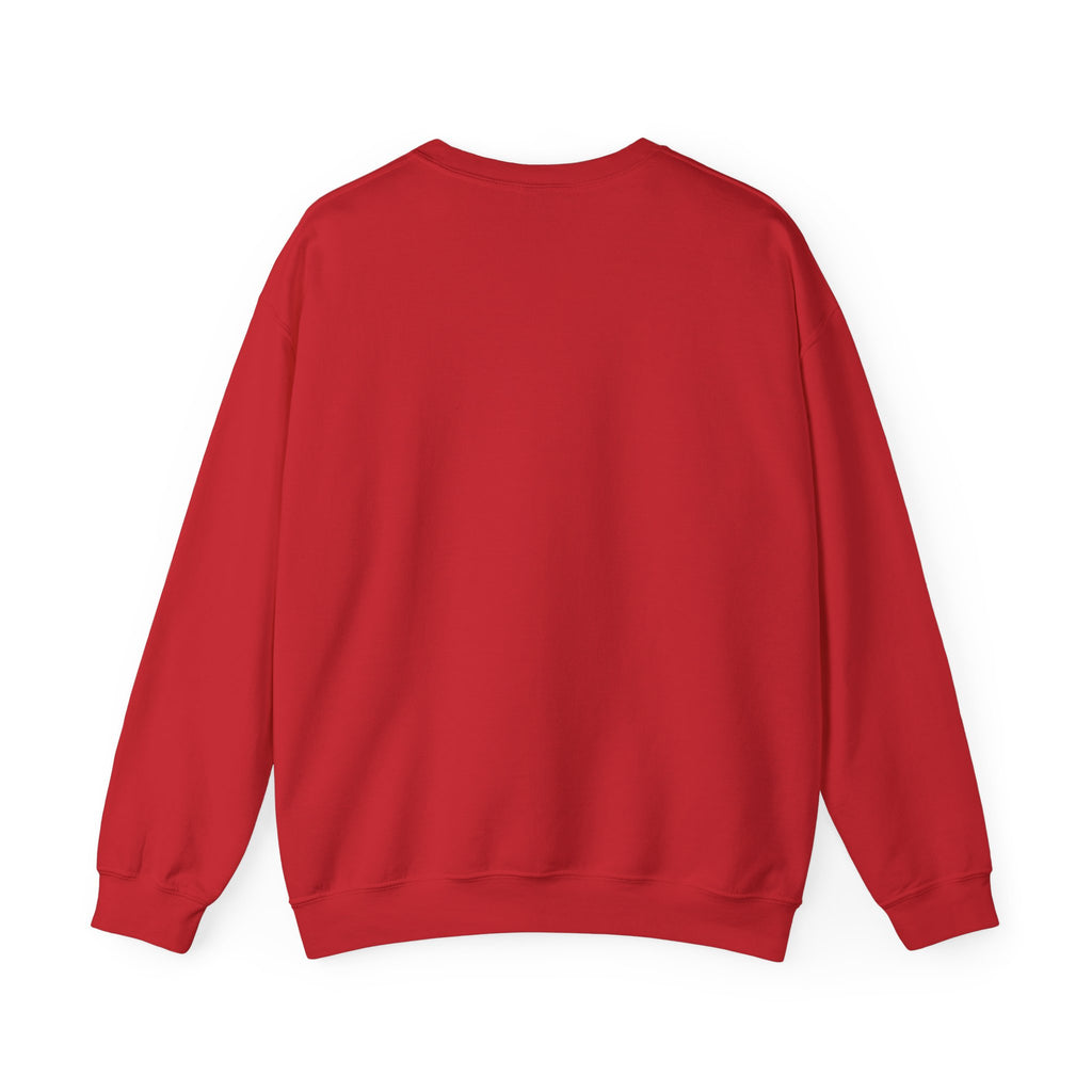 Minimal Red Ribbon Christmas Tree Sweatshirt