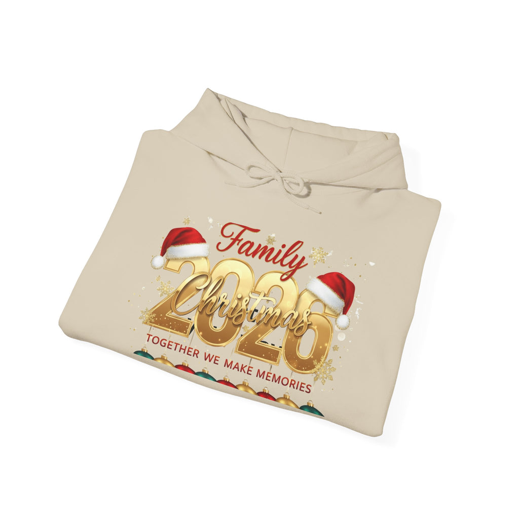 Family 2026 Christmas Hoodie — Together We Make Memories Holiday Sweatshirt
