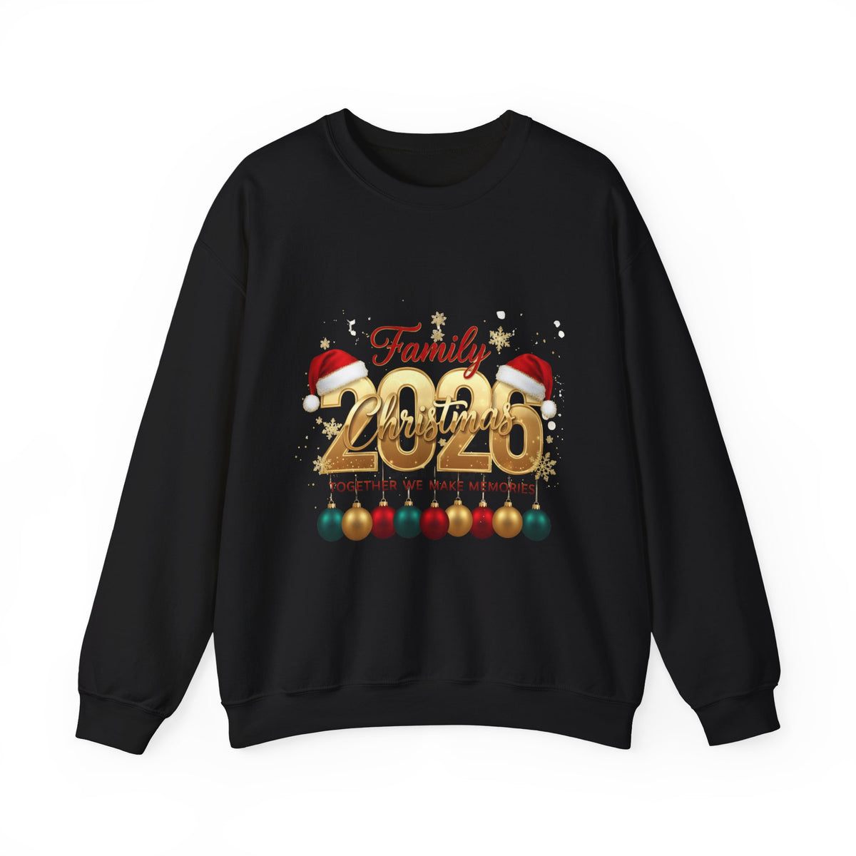 Family 2026 Christmas Sweatshirt – Holiday Ornament Crewneck