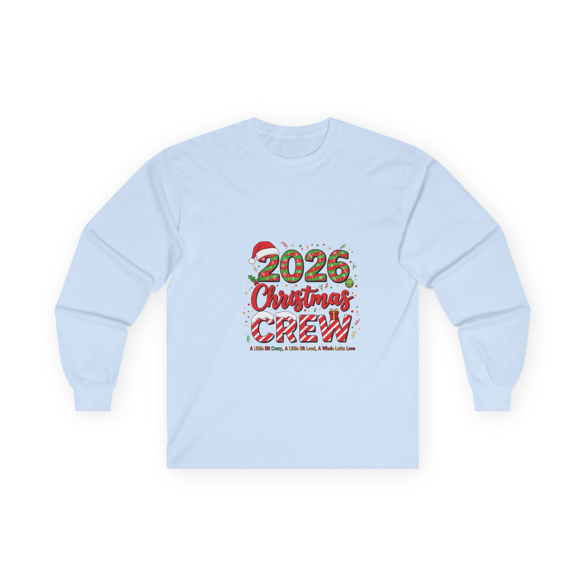 2026 Christmas Crew Long Sleeve Tee