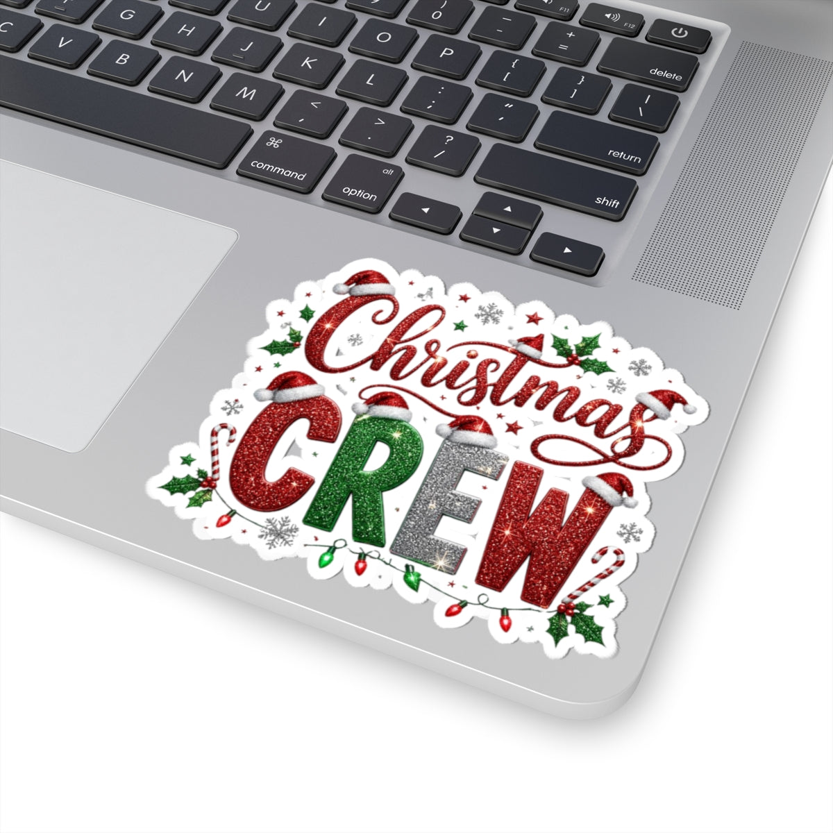 Christmas Crew Sticker — Festive Kiss-Cut Holiday Decal