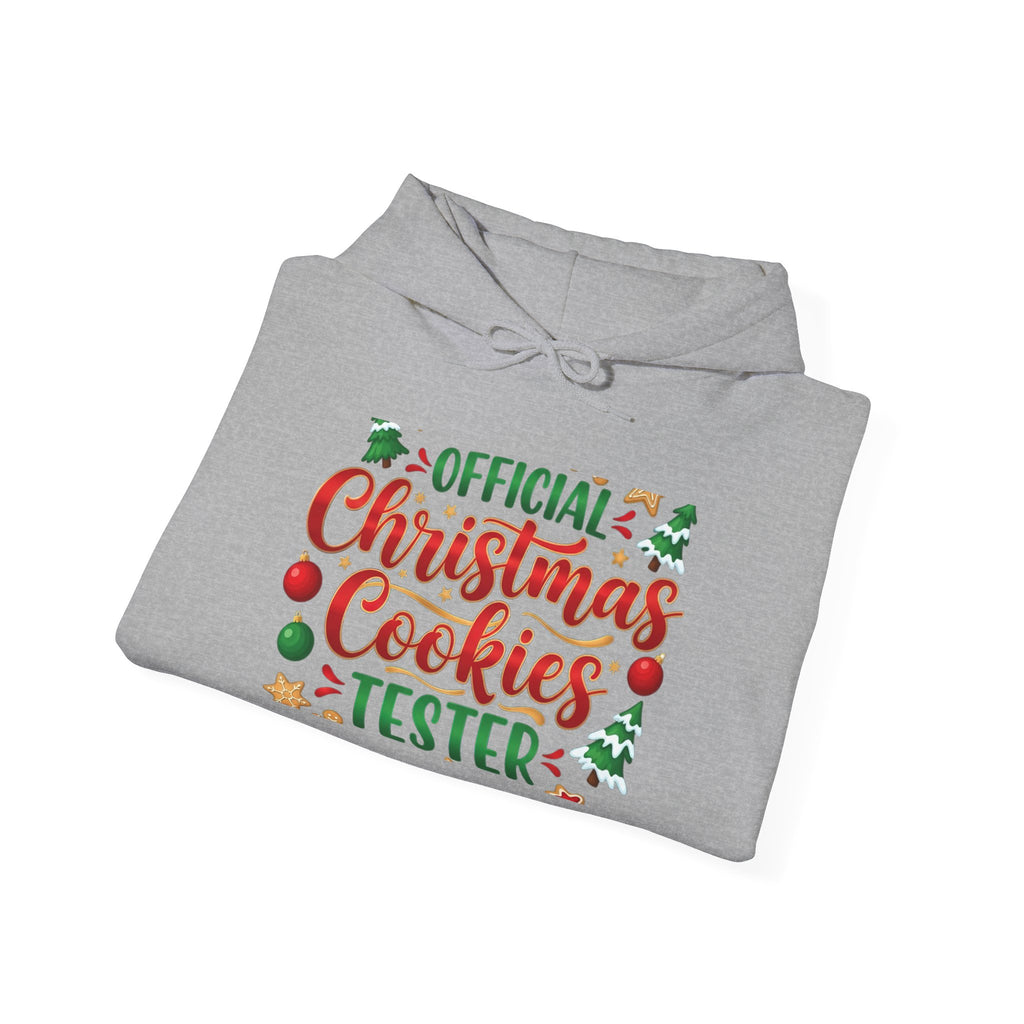 Official Christmas Cookies Tester Hoodie — Festive Holiday Baking Sweatshirt
