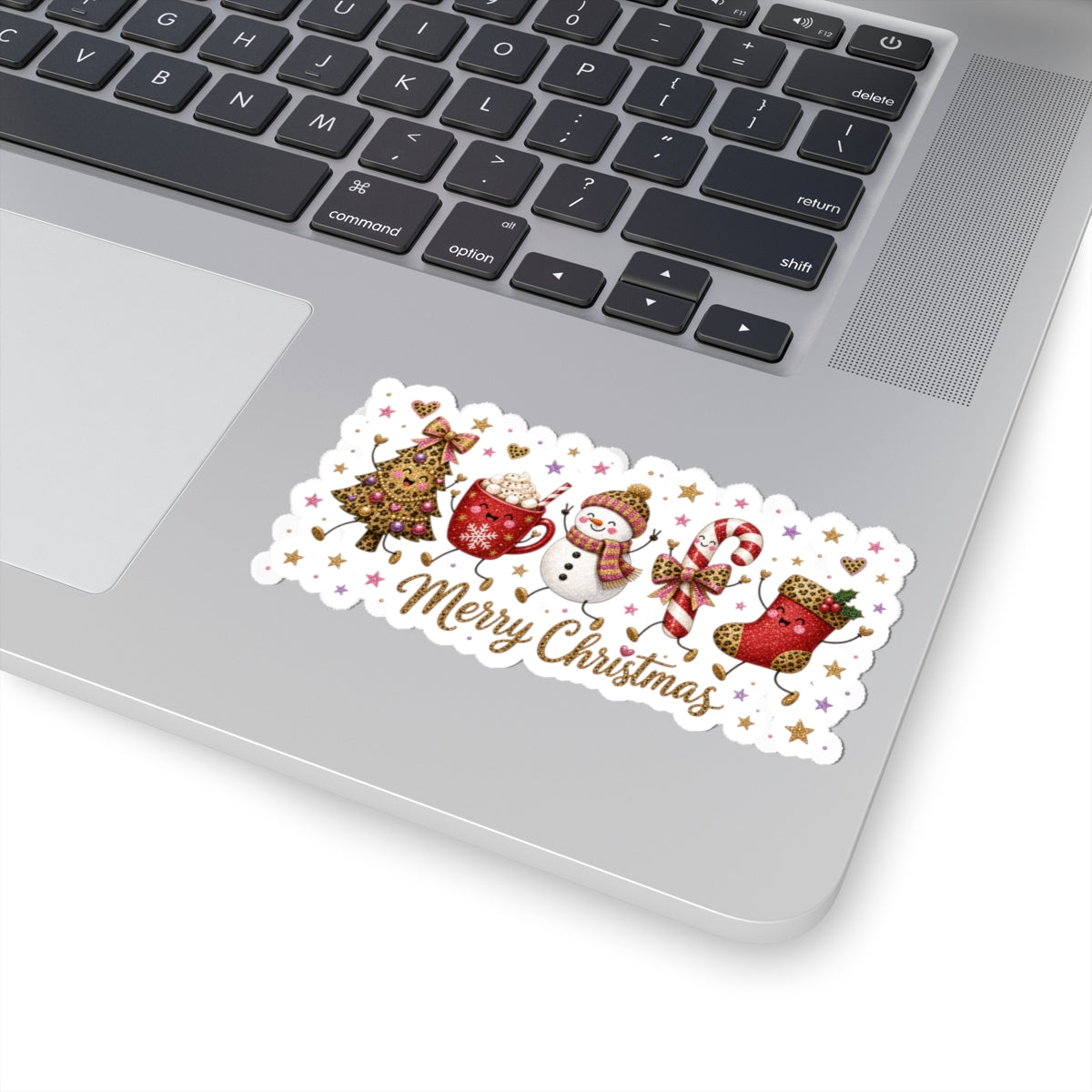 Christmas Sticker - 'Merry Christmas' Holiday Kiss-Cut Decal Pack