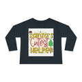 Santa's Cutest Helper Toddler Long Sleeve Tee