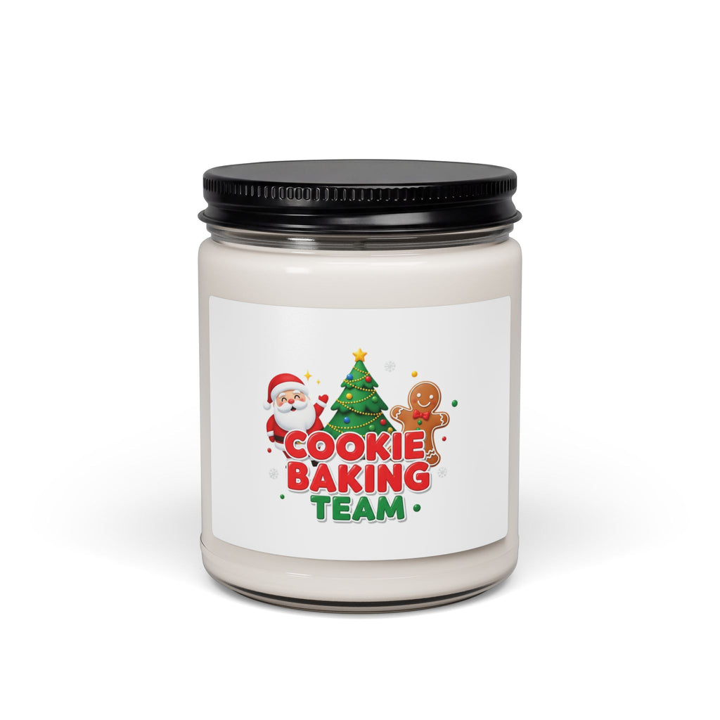 Cookie Baking Team Christmas Soy Candle — 9oz Scented Holiday Jar