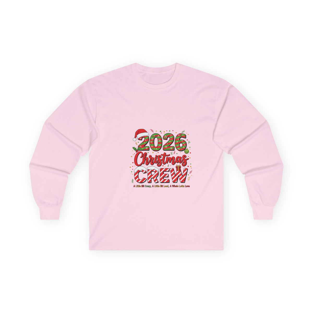 2026 Christmas Crew Long Sleeve Tee