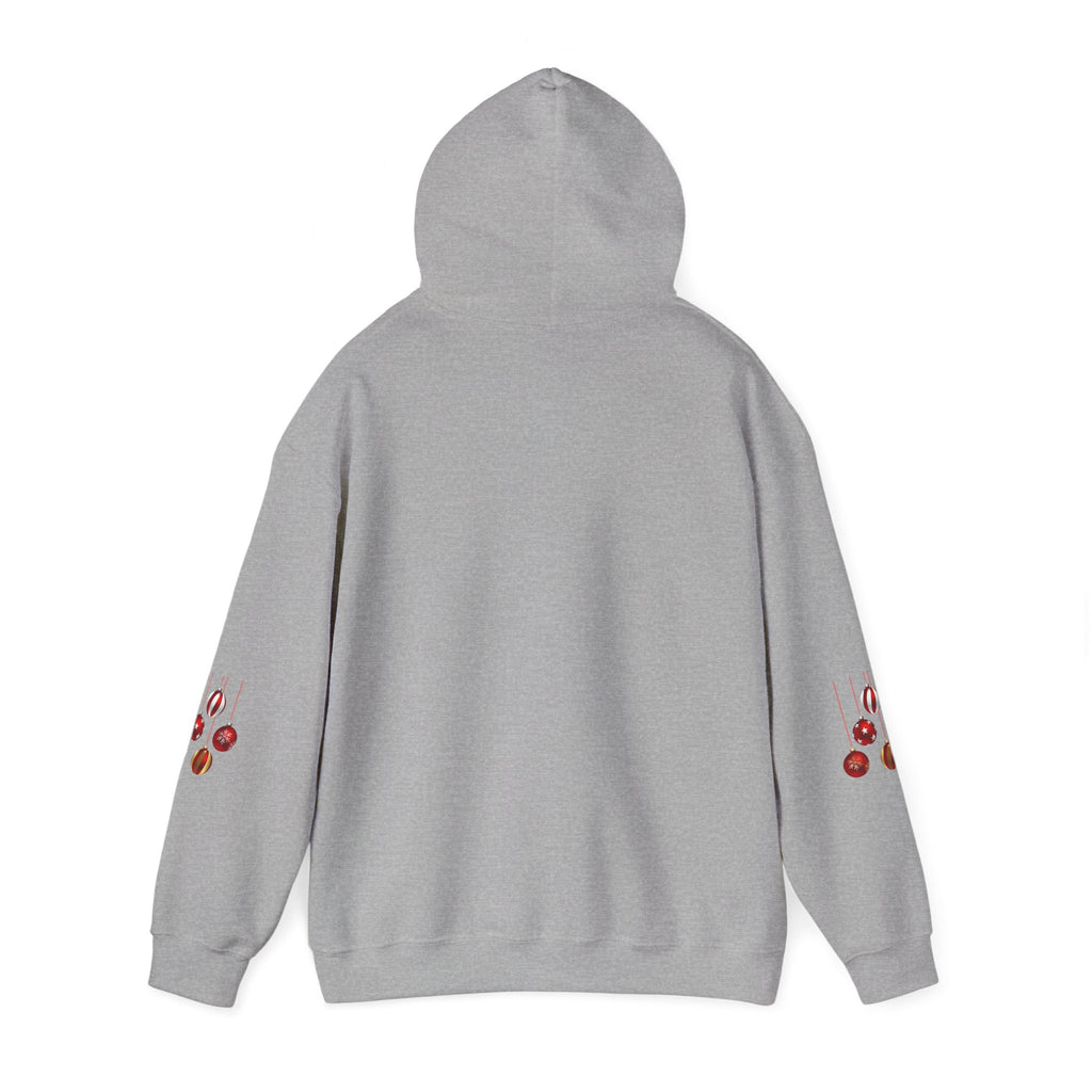 Christmas Hoodie - 'Merry Christmas' Festive Holiday Santa Hat & Holly Pullover