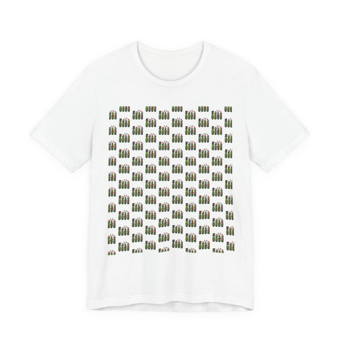 Binocular Pattern T‑Shirt — Retro Explorer Optics Graphic Tee
