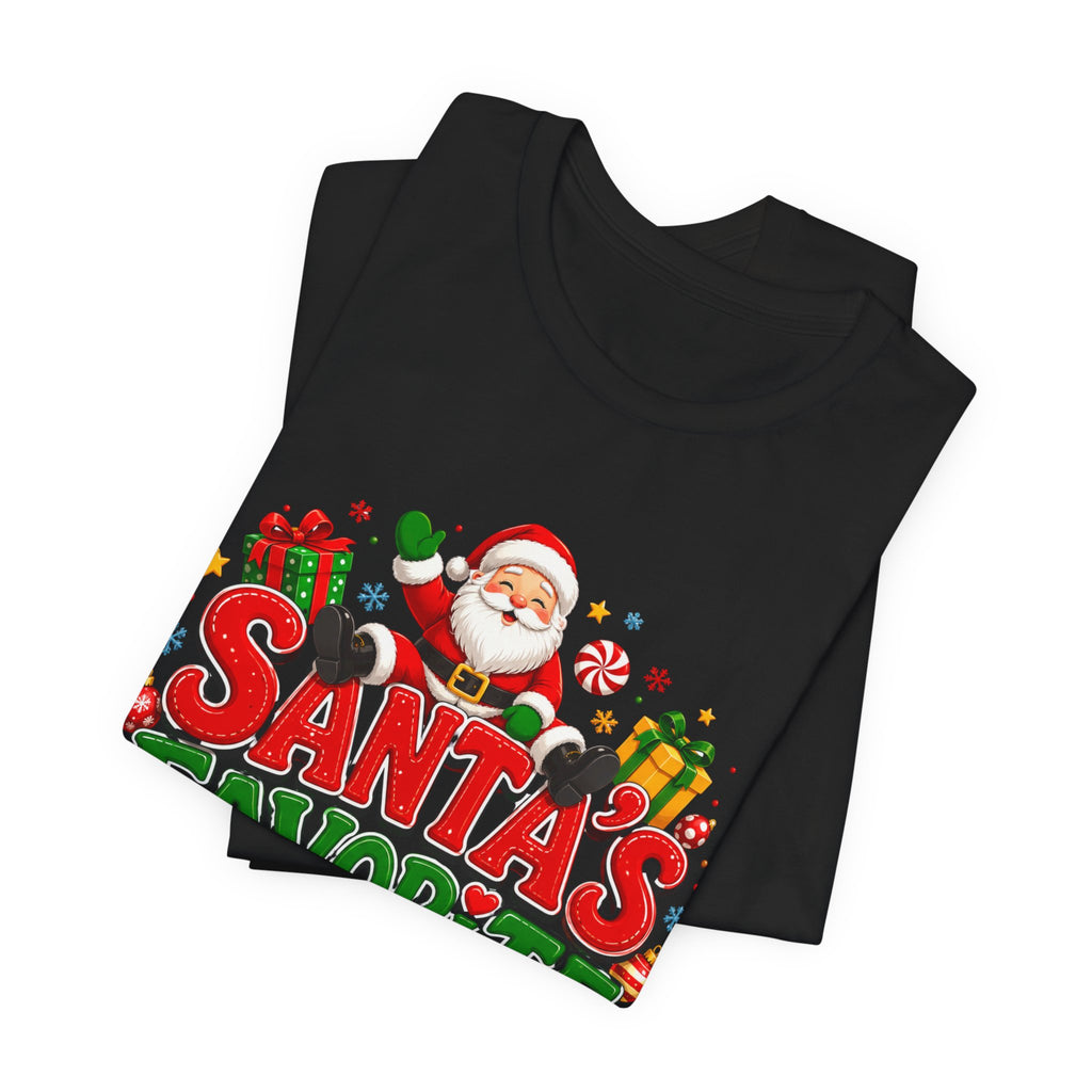 Santa's Favorite Human T-Shirt — Funny Christmas Holiday Tee