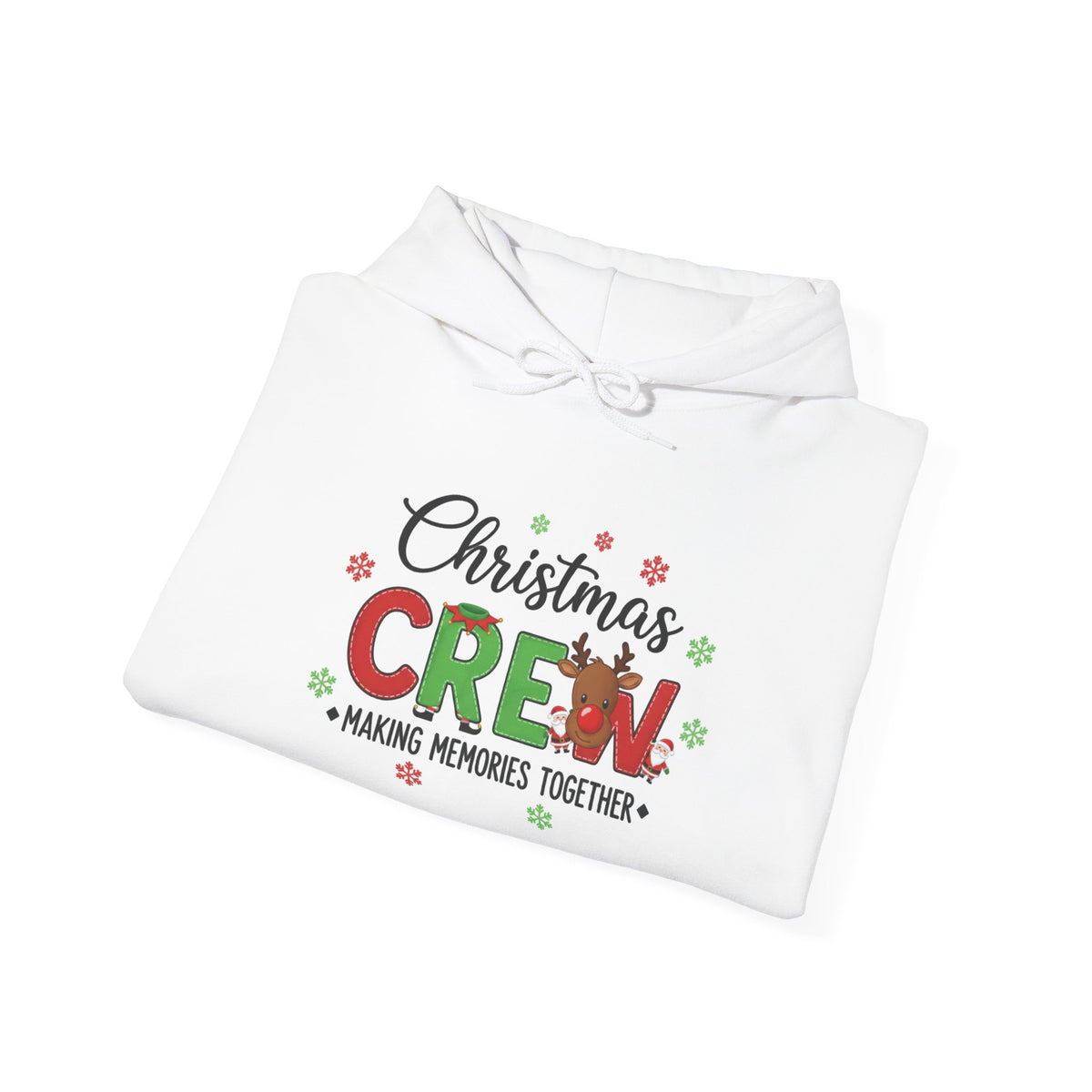 Christmas Crew Hoodie - "Making Memories Together" Holiday Family Sweatshirt