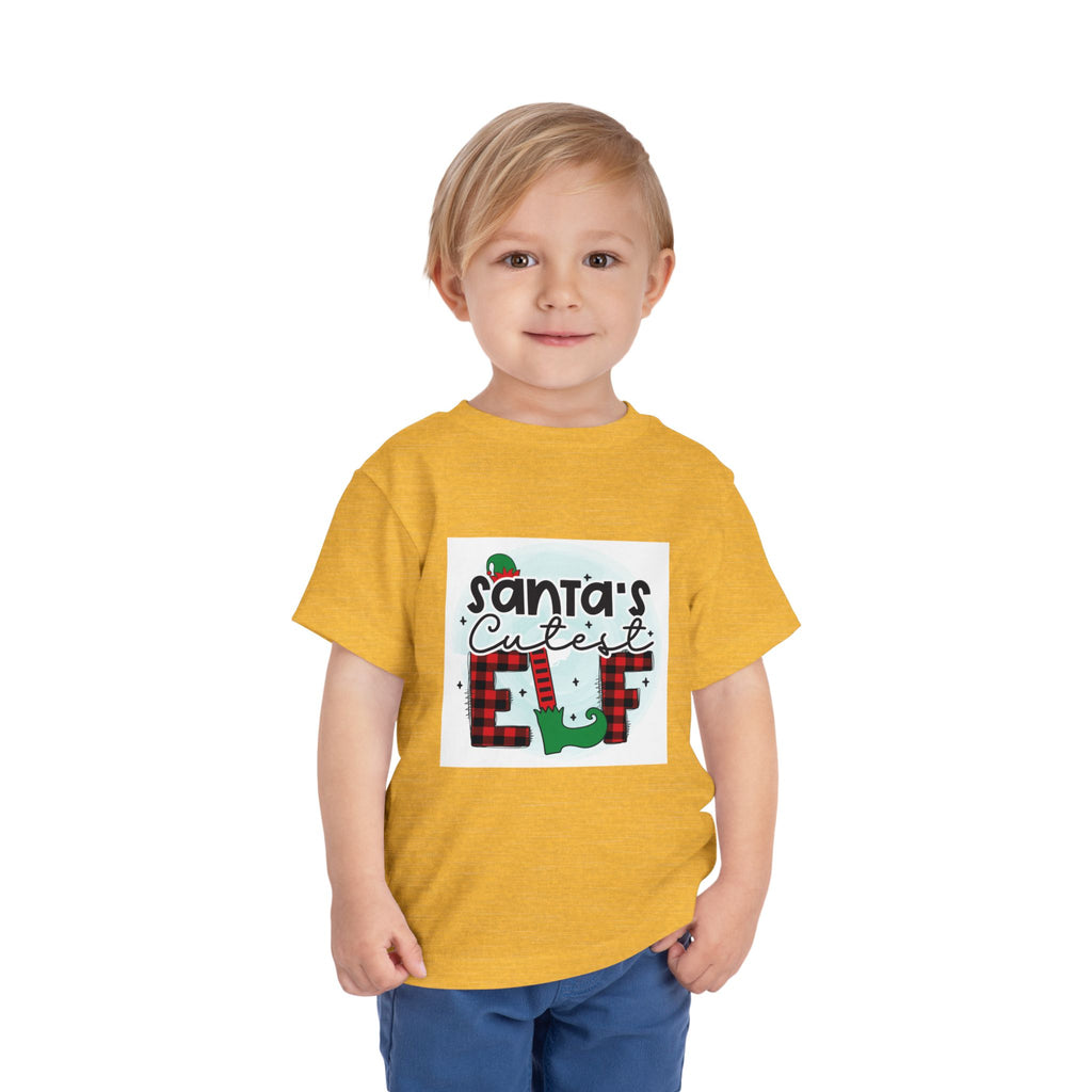 Santa's Cutest Elf Toddler Tee