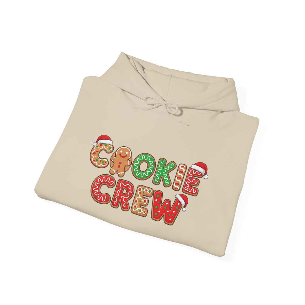 Cookie Crew Christmas Hoodie – Holiday Gingerbread Sweatshirt