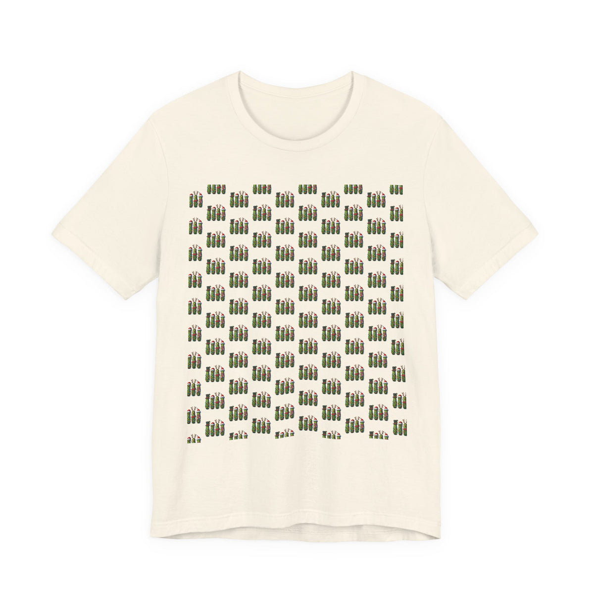Binocular Pattern T‑Shirt — Retro Explorer Optics Graphic Tee